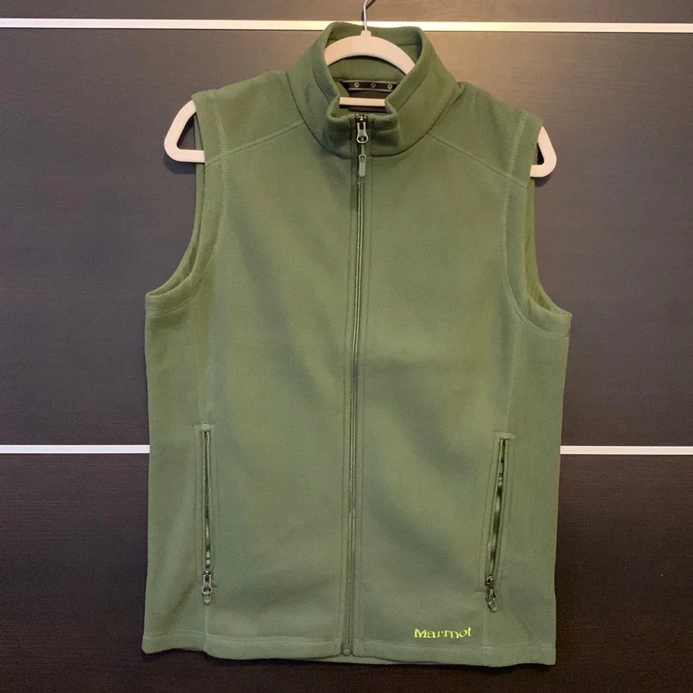 Marmot Men’s Green Rocklin Fleece Vest